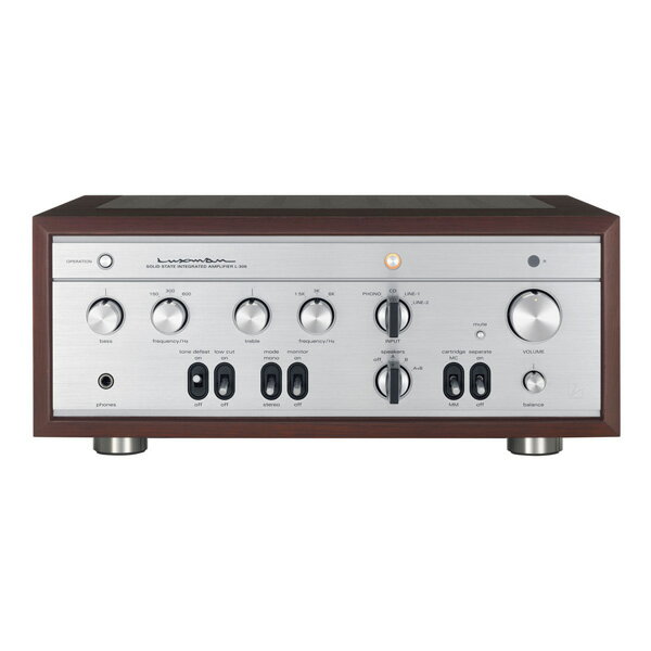 【送料無料】LUXMAN L-305LUXMAN L-305 [トランジスタ式プリメインアンプ シルバーヘアライン]