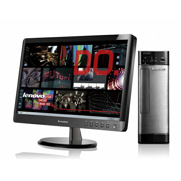 【送料無料】Lenovo 47462QJLenovo 47462QJ [21.5型ワイド液晶デスクトップパソコン HDD500GB/Core i3/4GBメモリ/Win7 ブラック]