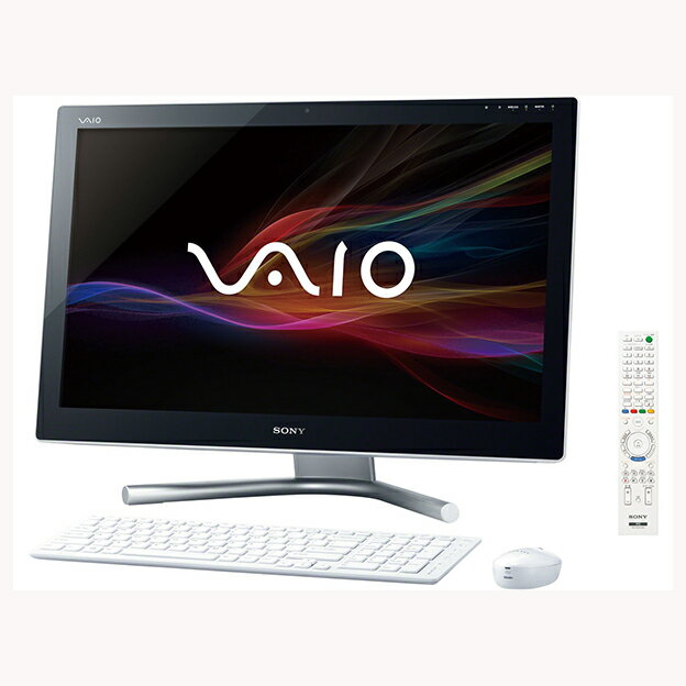 【送料無料】SONY SVL24147CJW ホワイト VAIO L [デスクトップパソコン 24型ワイド液晶 HDD2TB ブ...