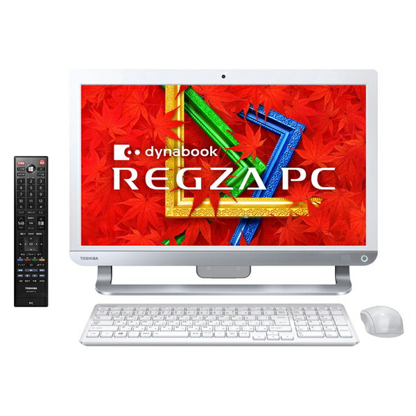 【送料無料】東芝 PD713T3KSXW リュクスホワイト dynabook REGZA PC[デスクトップパソコン 21.5型...