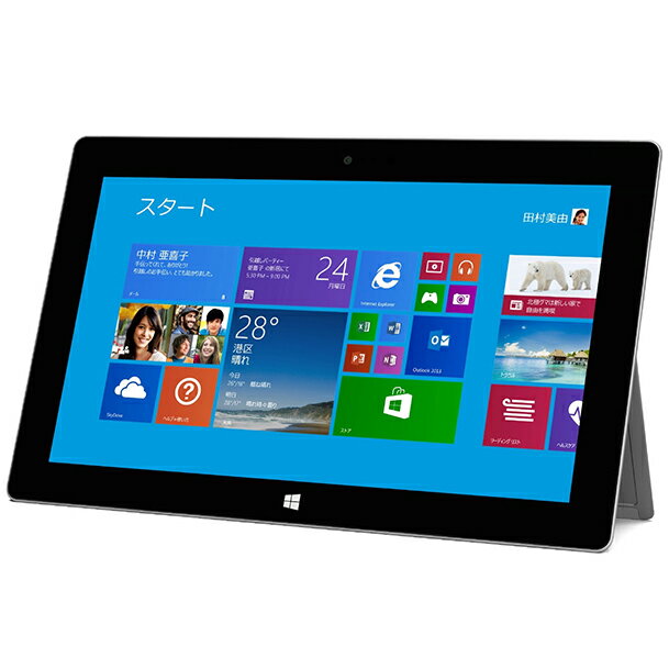 マイクロソフト P4W-00012 シルバー Surface 2 [タブレットPC 10.6型ワイド液晶 64GB]早い、軽い、薄い さらに進化したタブレット。薄型軽量で、約10時間駆動する長時間バッテリを搭載。