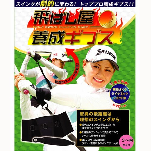 2010年賞金女王、横峯さくらプロの秘密兵器！ユニーク練習法の決定版！素数株式会社横峰さくら「飛ばし屋養成ギブス」 S-M【5営業日発送（土日祝日休業）】