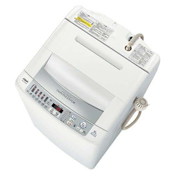 【送料無料】AQUA AQW-TW1000C-W プラチナホワイト [洗濯乾燥機(洗濯10…...:a-price:10413453