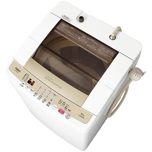 【送料無料】AQUA AQW-V800D-W ホワイト [簡易乾燥機能付洗濯機(8.0kg…...:a-price:10413457