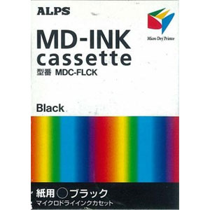 アルプス電気 MDC-FLCK ブラック [マイクロドライプリンタ用純正インクカセット]...:a-price:10461614