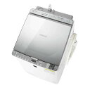 【送料無料】洗濯機 シャープ ES-PX10A シルバー 全自動 タテ型 洗濯乾燥機 穴なし槽 洗濯10kg 乾燥5kg 節水 プラズマクラスター 内ふたなし ハンガー乾燥 SHARP