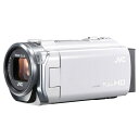 【送料無料】【レビューを書いて送料無料】JVC (ビクター/VICTOR) ビデオカメラ 小型 ハイビジョンメモリームービー Everio(エブリオ) フルハイビジョン (フルHD) 内蔵メモリー 32GB ホワイト GZ-E765-W