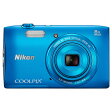 【送料無料】Nikon COOLPIX S3600 コバルトブルー [コンパクトデジタルカメラ (2005万画素)]