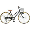 【送料無料】 自転車 26インチ 軽量 7色 黒