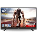 テレビ 43インチ 43型 液晶テレビ 送料無料 メーカー1...