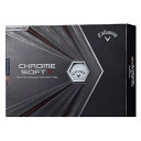 キャロウェイ(Callaway) クロムソフト X 2020年モデル 日本仕様 1ダース(12個入) ホワイト 【日本正規品】