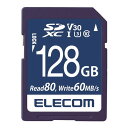 ELECOM MF-FS128GU13V3R SDXCJ[h f[^T[rXt rfIXs[hNXΉ UHS-I U3 80MB s 128GB  zs  E㕥ϕs  Ezs 