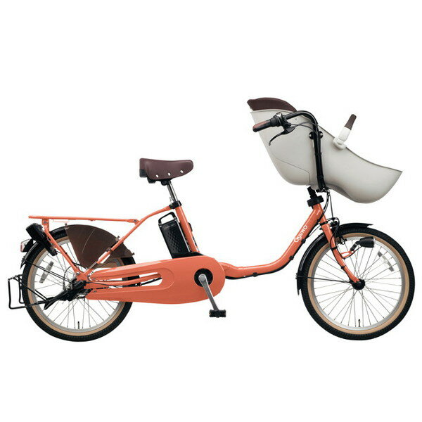 PANASONIC BE-ELFE03-R シアースカーレット ギュット・クルーム・EX [電動アシスト自転車(20インチ)] 【同梱配送不可】【代引き・後払い決済不可】【本州以外の配送不可】の画像
