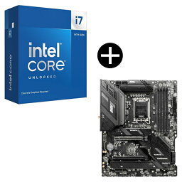 Intel Corei7-14700KF CPU + MSI MAG B760 TOMAHAWK WIFI DDR4 マザーボード セット