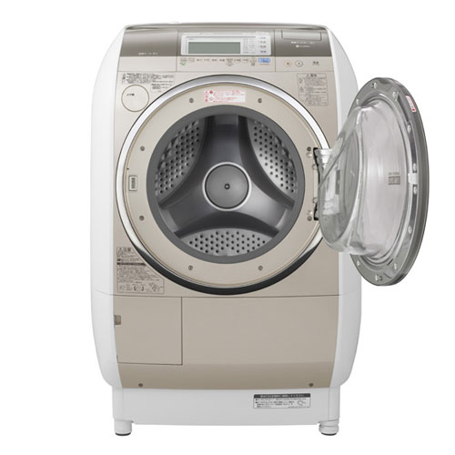 【送料無料】【代引き不可】HITACHI BD-V7300R-Nヒートリサイクル 風アイロン ビッグドラム BD-V7300R(N) [パールシャンパン]:63cmのドラム槽「ビッグドラム63」を採用したドラム式洗濯乾燥機