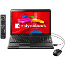 TOSHIBA PT560T4A-BTB地デジも見れるブルーレイも楽しめるハイスペックノート dynabook Qosmio T560/T4AB　PT560T4ABTB　（ベルベッティブラック）