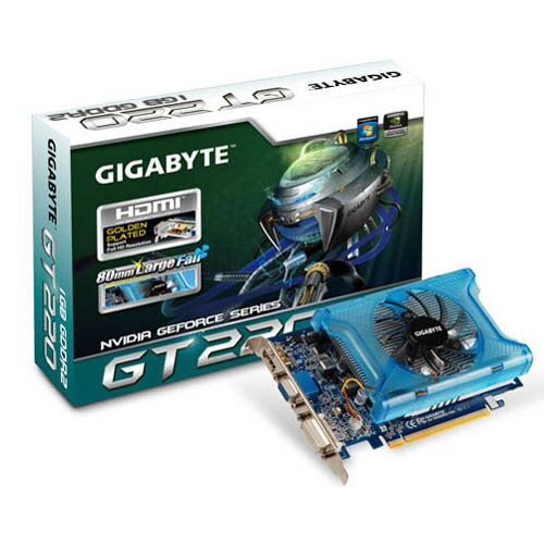 GV-N220D2-1GI (PCIExp 1GB):GeForce GT 220 PCI Express x16(2.0)Ή rfIJ[hGIGABYT..