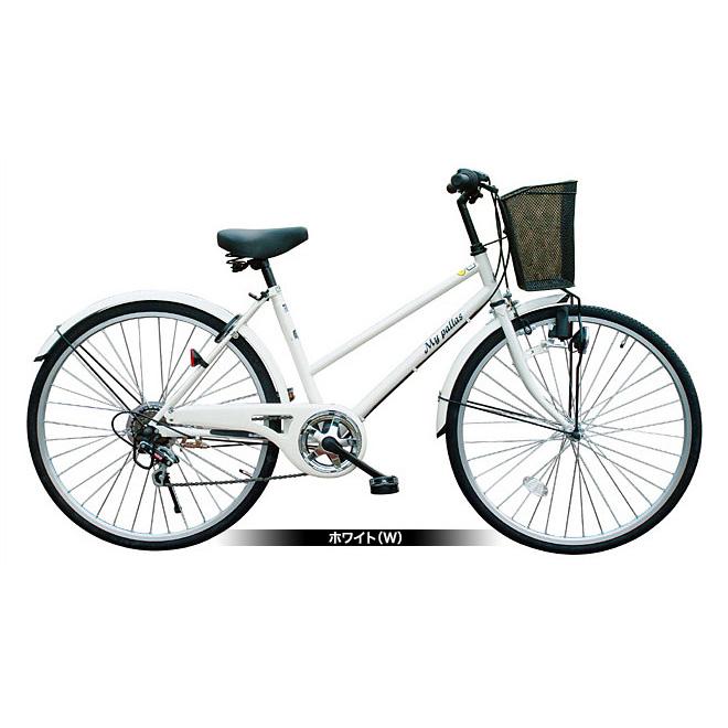 【送料無料】【自転車】【シティサイクル】【MyPallas】マイパラス M-501-W ホワイト