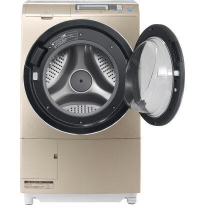 【送料無料】HITACHI BD-S7400R-N（代引き不可）HITACHI BD-S7400R-N [洗濯乾燥機(9kg) 右開き・シャンパン ヒートリサイクル・風アイロン・ビッグドラムスリム]