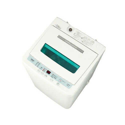 【送料無料】AQUA AQW-S50A-W（代引き不可）AQUA AQW-S50A-W [簡易乾燥機能付き洗濯機（5.0kg)]