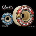 SPITFIRE ウィール スピットファイヤー WHEELS FORMULA FOUR CLASSIC SHAPE 99DU 101DU 白 ホワイト WHITE フォーミュラフォー スケートボード スケボー スピットファイアー ※53mm