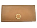BVLGARI ブルガリ コローレ COLORE レディース メンズ 長財布 33625 ウォルナット