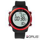 GRUS グルス 歩幅計測機能付き 腕時計 ウォーキングウォッチ GRS001-01