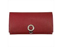BVLGARI ブルガリ レディース メンズ 長財布 33888 レッド
