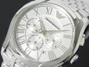 エンポリオ アルマーニ EMPORIO ARMANI クロノグラフ 腕時計 メンズ AR1702 シルバー メタルベルト