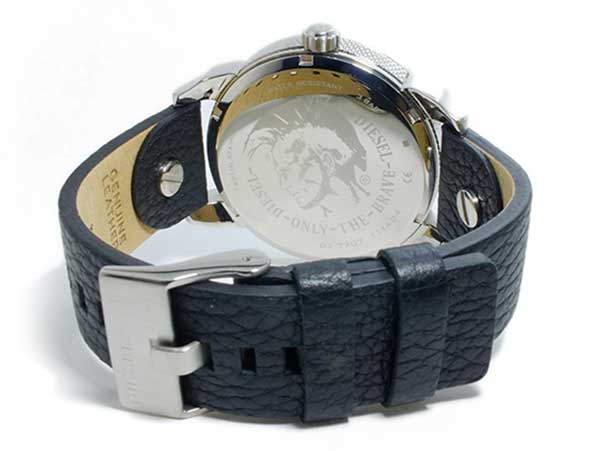 【楽天市場】ディーゼル DIESEL デュアルタイム ブラックレザーベルト 腕時計 メンズ DZ7307 ブラック：AAA net Shop