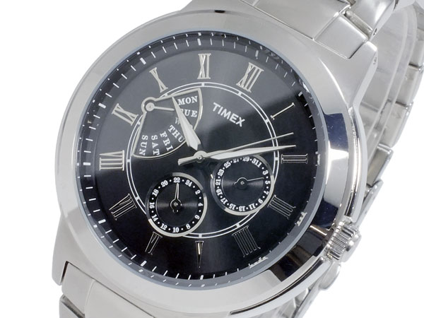 タイメックス TIMEX レトログラード クオーツ メンズ 腕時計 T2M424 ブラック…...:aaa-corp:10354362
