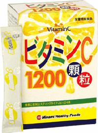 ※クーポン使用不可【ビタミンC1200 顆粒 2g×24袋】美味しい顆粒タイプ♪1スティック中何とビタミンCが1200mg配合!!現代人に不可欠なビタミン！携帯にも便利です♪｢ビタミンC1200顆粒｣09dw12現在永久500円割引券進呈中♪