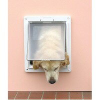 Leaps(リープス) フラップドア Lサイズ　ブラウン (ペット/犬/猫/ネコ)壁やドアに取り付けて、ペット専用の出入り口をつくります。