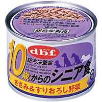【デビフ160g x 24缶セット】【10歳からのシニア食／ささみ＆すりおろし野菜】犬用総合栄養食