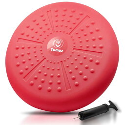 Tumaz Wobble Cushion - Wiggle Seat for Improve Sitting Posture & Attention also Stability Balance D<strong>is</strong>c for Physical Therapy, Back Pain & Core Strength for both Kids&Adults [Extra Thick, Pump Included]