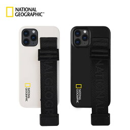 ＜正規品＞iPhone SE (第3世代) ケース カバー National Geographic Signature Strap Case [iPhone SE2/12 Pro/12/12 mini/12 Pro Max/11 Pro/11/8/7] ナショジオ 背面 アイホンケース