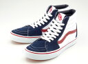 バンズ ハイカットスニーカー メンズ SK8-HI(スケートハイ) V38CL NVY/WHT/RED /ABCマート楽天市場店ABC-netMARTのベストセラーに入るモデル！男女問わず人気です。　