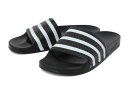【adidas】 アディダス ADILETTE アディレッタ 280647 BK/WHT/BK