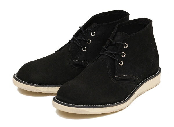  RED WING  bhEBO CLASSIC CHUKKA NVbN `bJ 3147@BLACK SUEDE