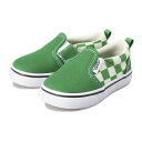 ベビー 【VANS】 SLIP ON (12-14) ヴァンズ スリッポン V98BABY COL GREEN