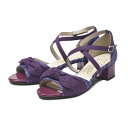 fB[X  JOLI ENCORE(TI)  W[AR[ T  SCARF RIBBON SANDAL 3.5 XJ[t{T 3.5cm JE3701A@PURPLE C