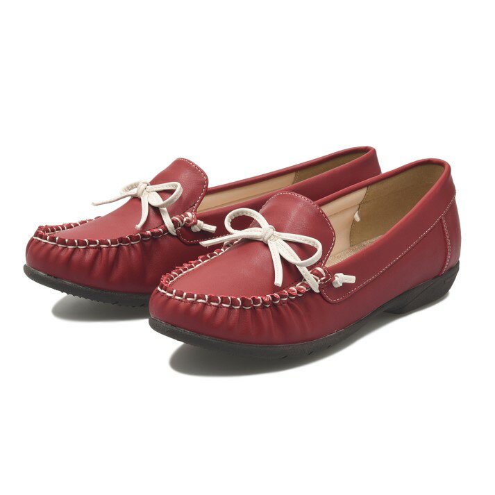 fB[X  PENELOPE  ؃l JWA RIBBON MOCCASIN CASUAL {JVJWA PN-69040@RED