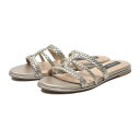 fB[X  NUOVO  kI[HT  BRAID FLAT MULE uCh tbg ~[ NE50062@CHAMPAGNE