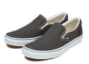 【VANS】 ヴァンズ SLIP ON スリッポン V98CLA CHARCOAL