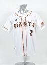 【ADIDASウェア】 06GIANTS ジャイアンツ・ユニフォームTシャツ ホーム 小笠原道大・2番 WSP WHT#2オガサワラ /ABCマート楽天市場店
