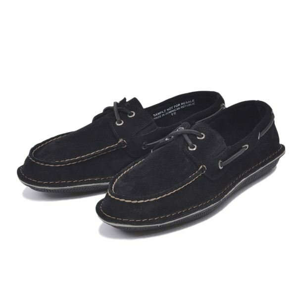 【SPERRY TOPSIDER】 スペリートップサイダー デッキシューズ HUNTINGTON 2-EYE SUEDE ハンティントン 2アイレット スウェード STS12226　BLACK