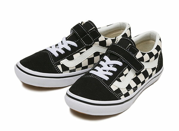 バンズ(VANS) キッズ オールドスクール(ブラック×ホワイト)