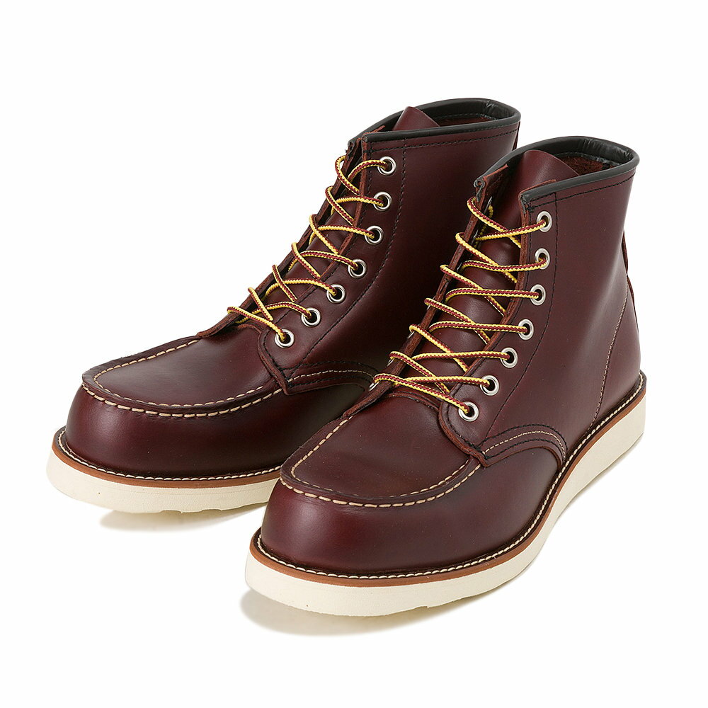  HAWKINS  z[LX 6INCH MOC TOE HL40061@FG RED BROWN