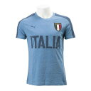 【PUMAウェア】 プーマ 2016 FIGC イタリア アズーリ グラフィックTシャツ 750422-02 WSP 02BLUE HEAVEN