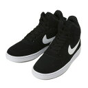【エントリーで全品5倍】レディース 【NIKE】 ナイキ WMNS NIKE COURT BOROUGH MID SL ウィメンズ コート バーロウ ミッド SL 845731-010 010BLACK/WHITE